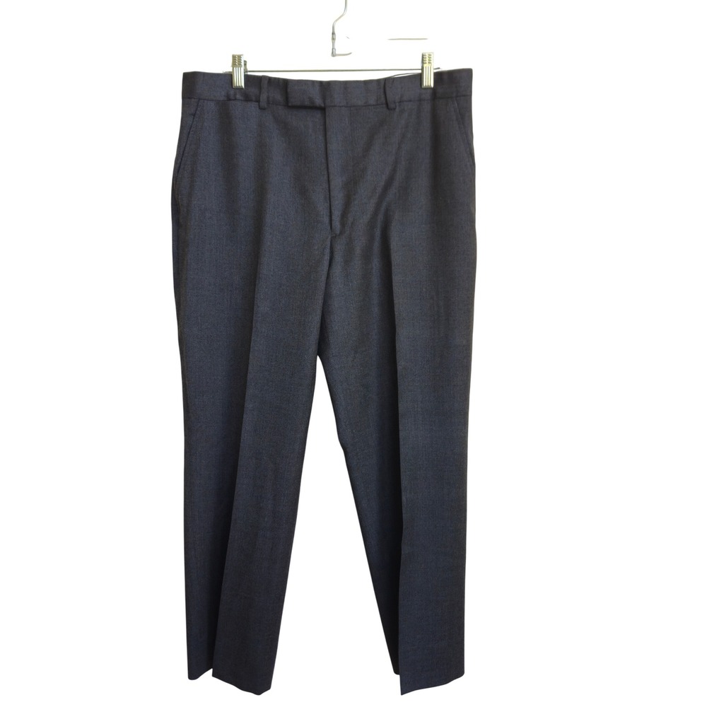 Austin Reed Gentry Flannel‎ 36x30 100% Wool Dress Pants Luxury Office Wedding